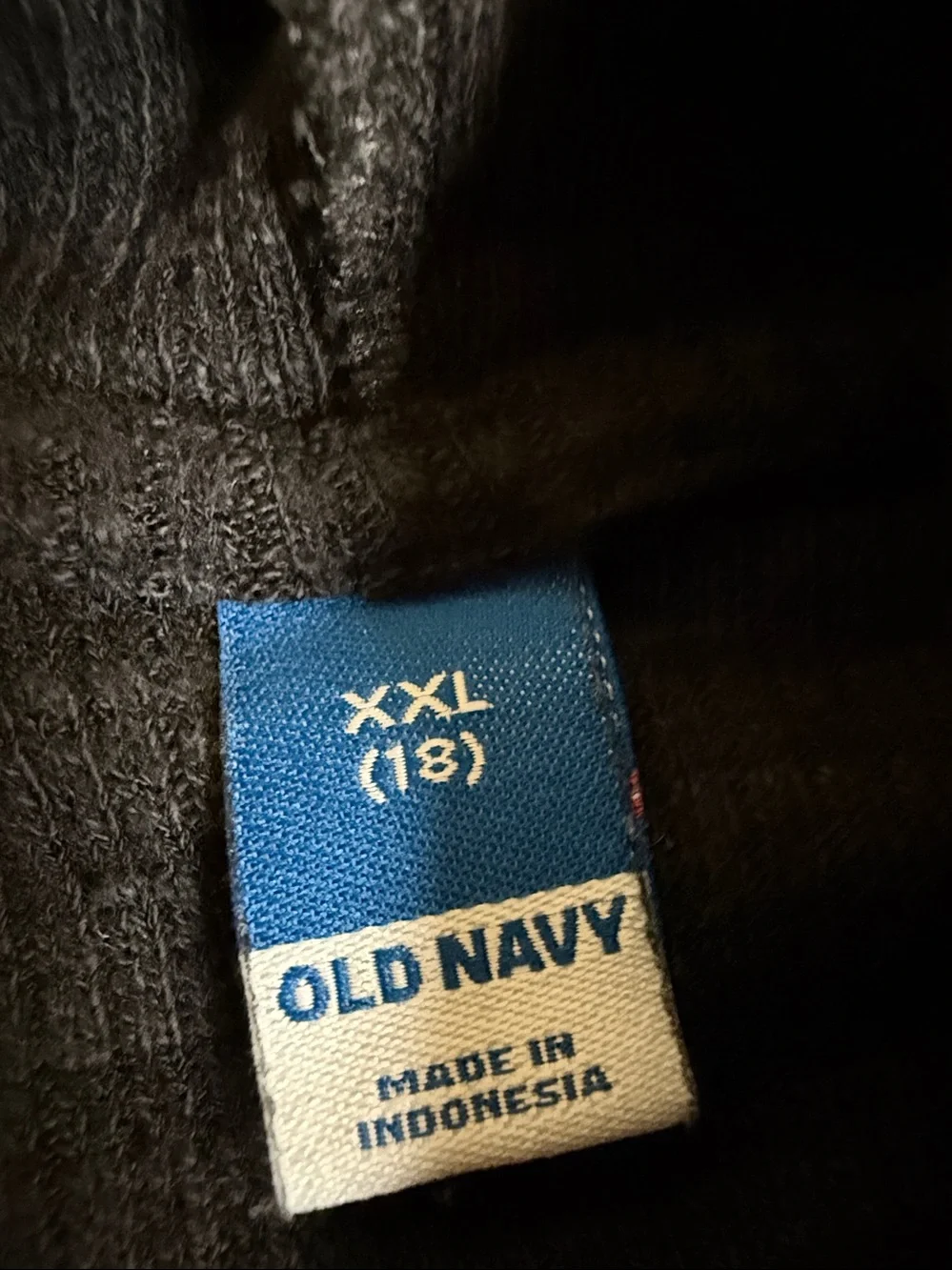 Old Navy Dark Gray Hoodie Sweatshirt